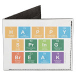 Happy
 Spring
 Break  Wallet Tyvek® Billfold Wallet