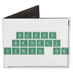 Happy
 Birthday
 Suresh sir  Wallet Tyvek® Billfold Wallet