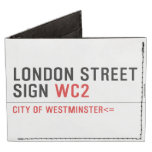 LONDON STREET SIGN  Wallet Tyvek® Billfold Wallet