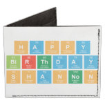 Happy
 Birthday
 Shannon  Wallet Tyvek® Billfold Wallet