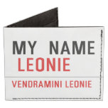 my  Name   Wallet Tyvek® Billfold Wallet