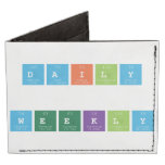 Daily
 
 WEEKLY  Wallet Tyvek® Billfold Wallet