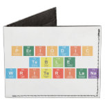 Periodic
 Table
 WriterILaNa  Wallet Tyvek® Billfold Wallet
