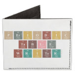 Periodic
 Table
 Writer  Wallet Tyvek® Billfold Wallet