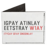 Igpay Atinlay Eetstray  Wallet Tyvek® Billfold Wallet