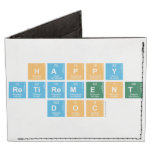 Happy 
 Retirement
 Doc  Wallet Tyvek® Billfold Wallet