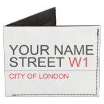Your Name Street  Wallet Tyvek® Billfold Wallet