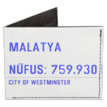 MALATYA  NÜFUS: 759.930  Wallet Tyvek® Billfold Wallet