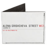 ALENA GRISHCHEVA  STREET  Wallet Tyvek® Billfold Wallet