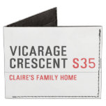 vicarage crescent  Wallet Tyvek® Billfold Wallet
