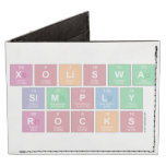 XoLiSwa
 sImPLy 
 rOcKs  Wallet Tyvek® Billfold Wallet