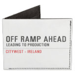 off Ramp ahead  Wallet Tyvek® Billfold Wallet