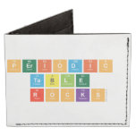 Periodic 
 Table 
 Rocks  Wallet Tyvek® Billfold Wallet
