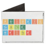 Periodic
 Table
 Writer  Wallet Tyvek® Billfold Wallet
