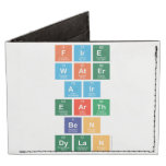 fire
 water
 air
 earth
 ben
 dylan  Wallet Tyvek® Billfold Wallet