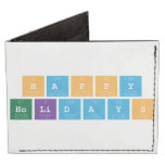 Happy 
 Holidays   Wallet Tyvek® Billfold Wallet