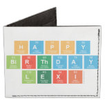 Happy
 Birthday
 Lexi  Wallet Tyvek® Billfold Wallet