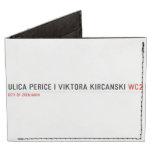 Ulica Perice i Viktora Kirčanski  Wallet Tyvek® Billfold Wallet