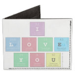 i
 love
 you  Wallet Tyvek® Billfold Wallet