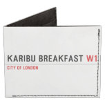 karibu breakfast  Wallet Tyvek® Billfold Wallet