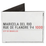 Maricela del Rio Rue de Flandre 94  Wallet Tyvek® Billfold Wallet