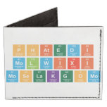 PHATEDI 
 MOLWIXI 
 MOSELAKGOMO   Wallet Tyvek® Billfold Wallet