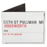 55th st pullman  mi   Wallet Tyvek® Billfold Wallet