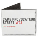 CAKE PROVOCATEUR  STREET  Wallet Tyvek® Billfold Wallet