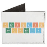 PERIODIC 
 PROPERTIY  Wallet Tyvek® Billfold Wallet