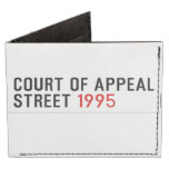 COURT OF APPEAL STREET  Wallet Tyvek® Billfold Wallet