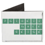 Periodic
 Table
 Writer  Wallet Tyvek® Billfold Wallet