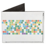 if you love chemistry,
 you'll love this website.
 As long as you don't
 mind them making up
 elements that don't
 Really exist and getting
 rid of some letters to 
 make things like m,l,a,g  Wallet Tyvek® Billfold Wallet