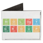  biology
 Group  Wallet Tyvek® Billfold Wallet