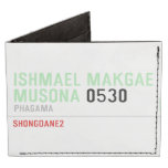 ISHMAEL MAKGAE MUSONA  Wallet Tyvek® Billfold Wallet