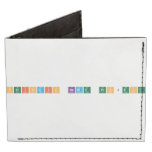 Periodic Name Project  Wallet Tyvek® Billfold Wallet