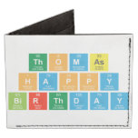 Thomas
 Happy 
 Birthday  Wallet Tyvek® Billfold Wallet