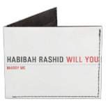 Habibah Rashid  Wallet Tyvek® Billfold Wallet