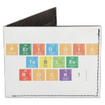 PERIDOIC
 TABLES
 ROCK!  Wallet Tyvek® Billfold Wallet