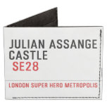 JULIAN ASSANGE CASTLE    Wallet Tyvek® Billfold Wallet