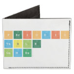 Periodic
 Table
 Games  Wallet Tyvek® Billfold Wallet