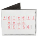 Periodic
 Table
 Writer  Wallet Tyvek® Billfold Wallet