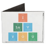 I
 Luv
 You  Wallet Tyvek® Billfold Wallet