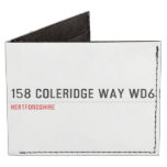 158 Coleridge Way  Wallet Tyvek® Billfold Wallet