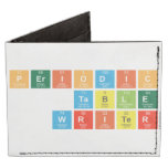 Periodic
 Table
 Writer  Wallet Tyvek® Billfold Wallet