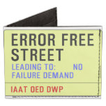 Error Free Street  Wallet Tyvek® Billfold Wallet