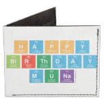 Happy
 Birthday
 Muna  Wallet Tyvek® Billfold Wallet