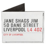 JANE SHAGS JIM 50 DANE STREET LIVERPOOL  Wallet Tyvek® Billfold Wallet