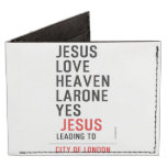 jesus love heaven larone yes   Wallet Tyvek® Billfold Wallet