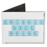 Periodic
 Table
 Writer  Wallet Tyvek® Billfold Wallet
