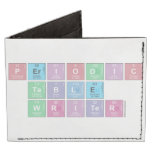 Periodic
 Table
 Writer  Wallet Tyvek® Billfold Wallet